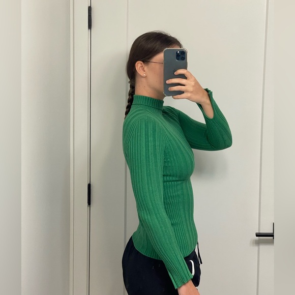 High Neck Knit Sweater - Picture 2 of 3